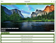 Tablet Screenshot of a3.tauck.com